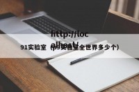 91实验室（p9实验室全世界多少个）